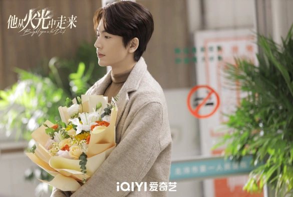 Кадр из дорамы Он вышел из огня