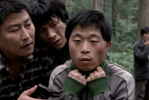 Кадр из дорамы Воспоминания об убийстве