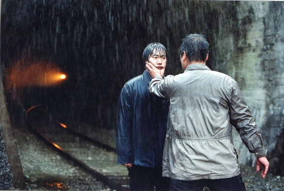 Кадр из дорамы Воспоминания об убийстве