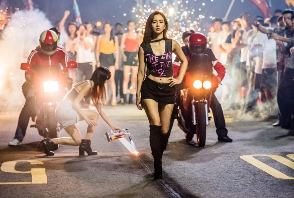 Кадр из дорамы Боевая рыбка