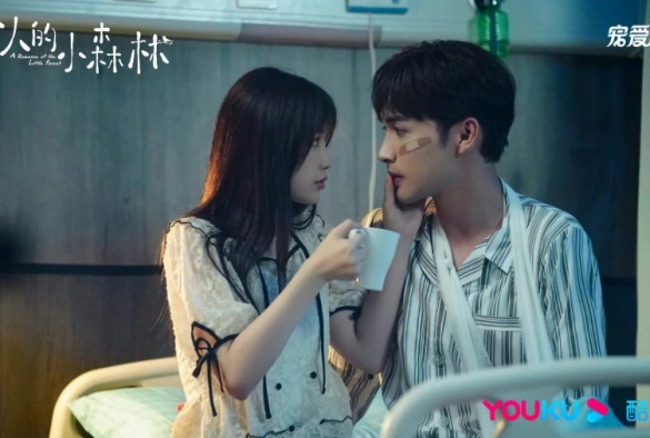 Кадр из дорамы Роман в маленьком лесу