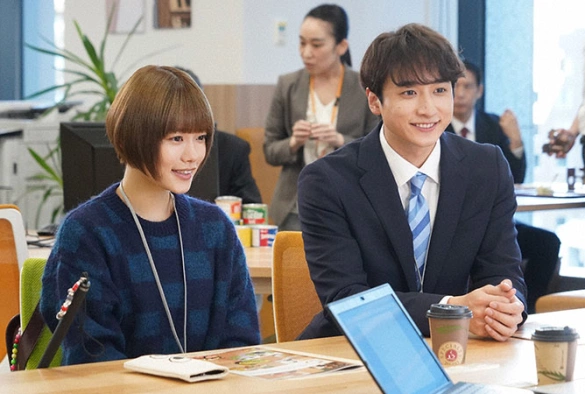 Кадр из дорамы Это любовь: Хулиган и девушка с белой тростью