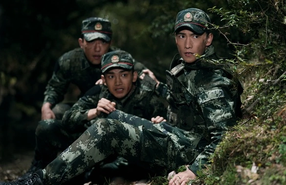 Кадр из дорамы Слава спецназа