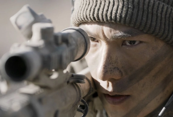 Кадр из дорамы Слава спецназа