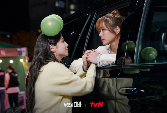 Кадр из дорамы Дива с необитаемого острова