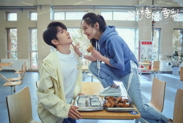 Кадр из дорамы Любовь на льду