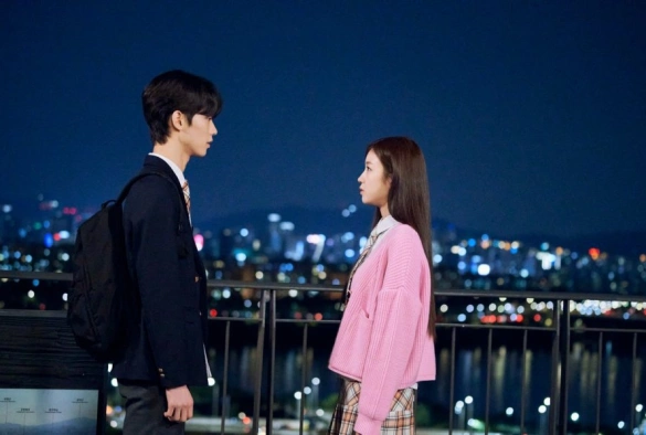 Кадр из дорамы Если ты просто щёлкнешь пальцами