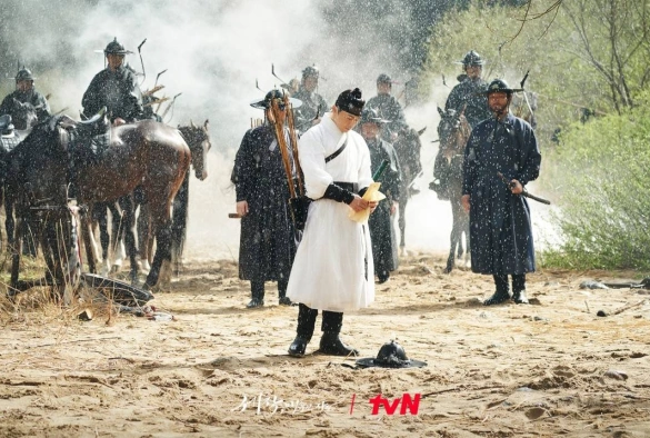 Кадр из дорамы Пленительный король