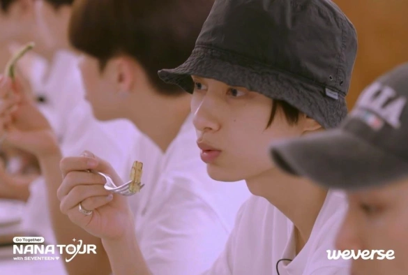 Кадр из дорамы НаНа-тур с Seventeen