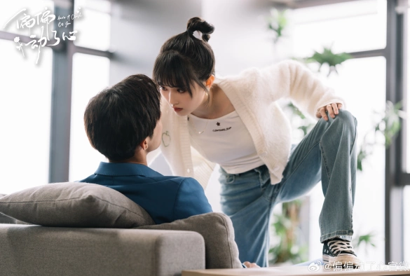 Кадр из дорамы Влюблён в тебя