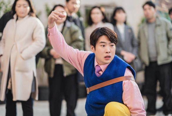 Кадр из дорамы Жареная курица