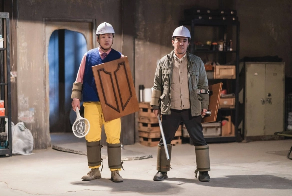 Кадр из дорамы Жареная курица