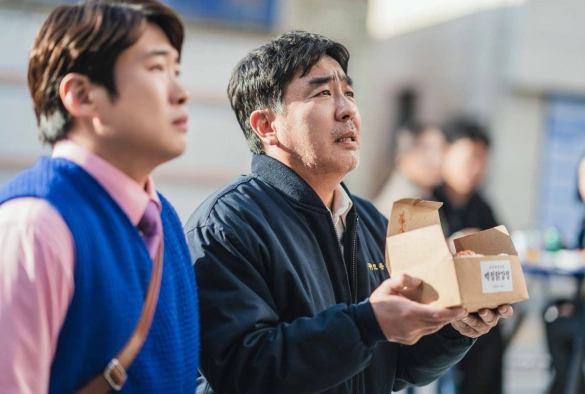 Кадр из дорамы Жареная курица