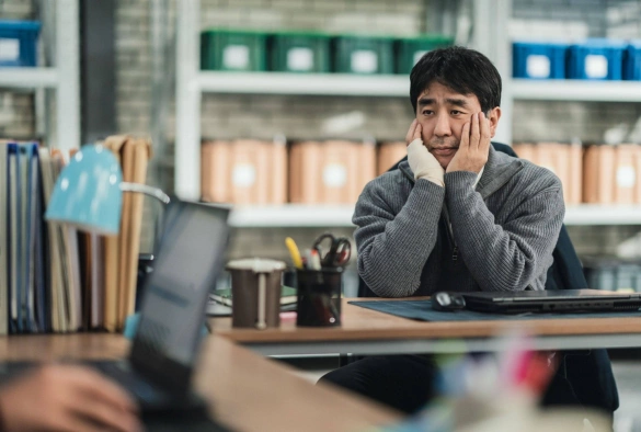 Кадр из дорамы Жареная курица