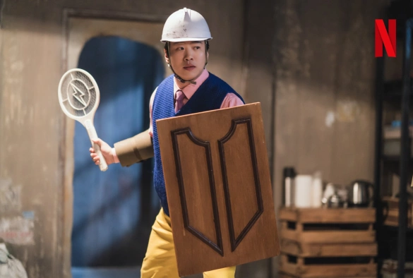 Кадр из дорамы Жареная курица