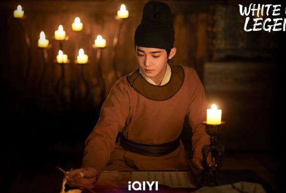 Кадр из дорамы Легенда о Белом коте