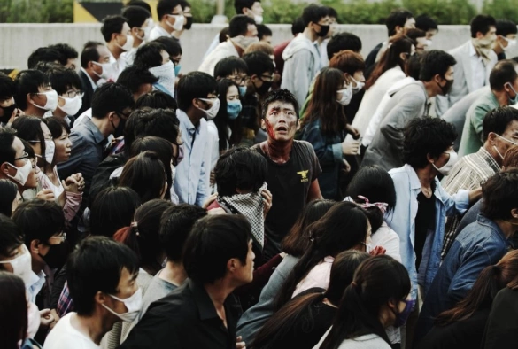 Кадр из дорамы Грипп/Вирус