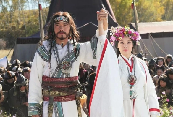 Кадр из дорамы Легенда о Ми Юэ