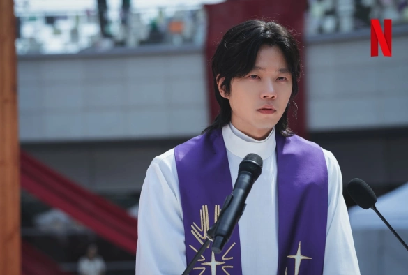 Кадр из дорамы Прощай, Земля