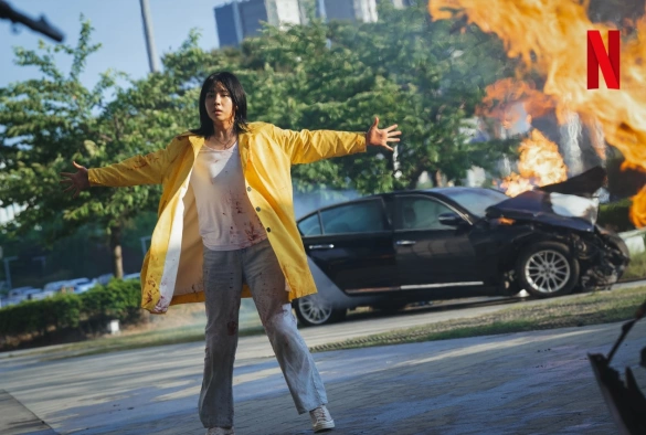 Кадр из дорамы Прощай, Земля