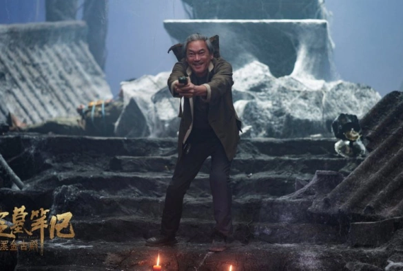 Кадр из дорамы Затерянная Гробница: Древний храм Чёрного Золота