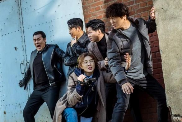 Кадр из дорамы Команда "Бульдог": Внеслужебное расследование