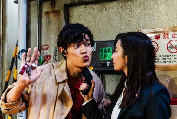 Кадр из дорамы Городской охотник