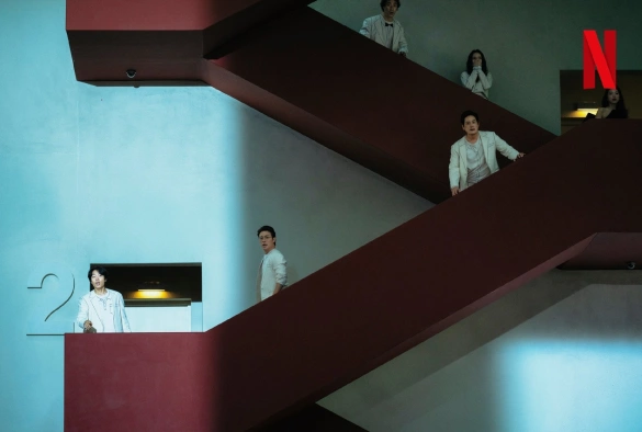 Кадр из дорамы Шоу восьми