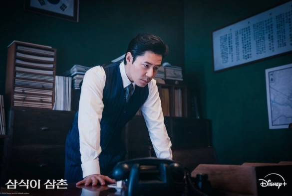 Кадр из дорамы Дядя Сам Сик