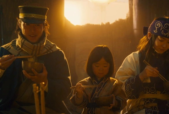 Кадр из дорамы Золотое божество