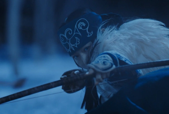 Кадр из дорамы Золотое божество