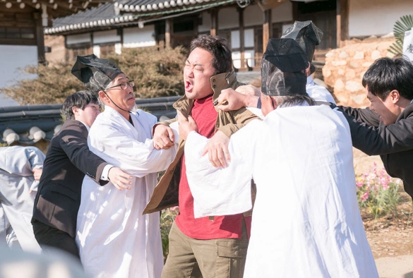 Кадр из дорамы Братья