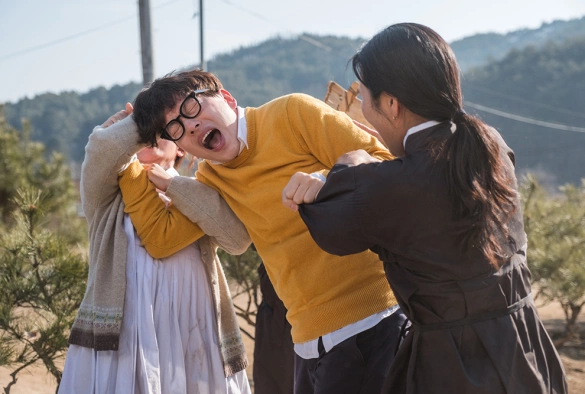 Кадр из дорамы Братья