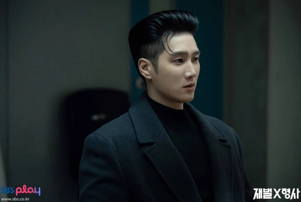 Кадр из дорамы Чеболь против детектива