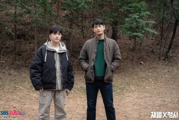 Кадр из дорамы Чеболь против детектива