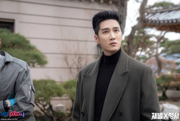 Кадр из дорамы Чеболь против детектива