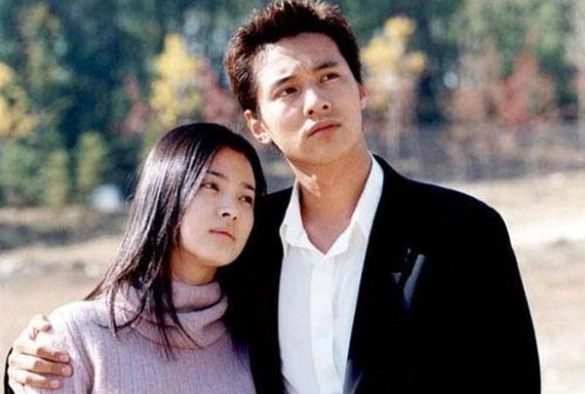 Кадр из дорамы Осень в моем сердце