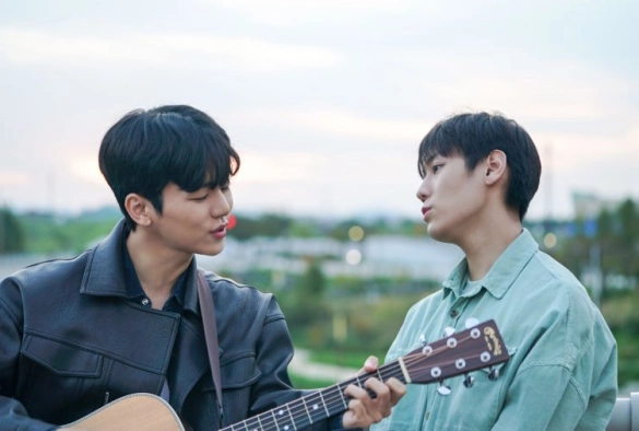 Кадр из дорамы Желаю тебя: Твоя мелодия в моём сердце