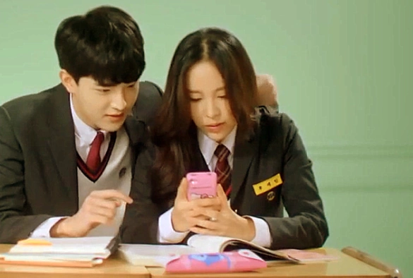 Кадр из дорамы Любовь после школы