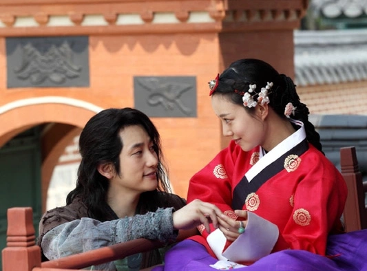 Кадр из дорамы Возлюбленный принцессы