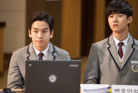 Кадр из дорамы Лжесвидетельство Соломона