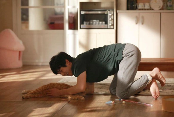 Кадр из дорамы Воображаемая кошка