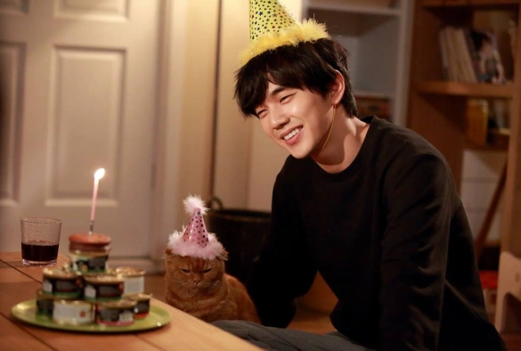 Кадр из дорамы Воображаемая кошка