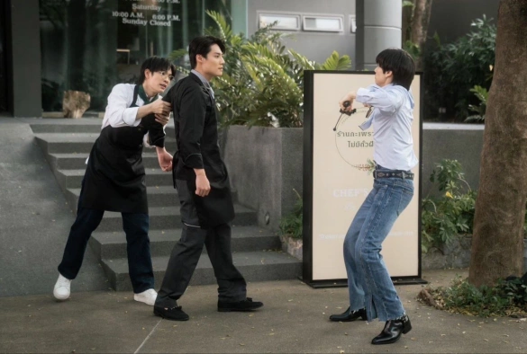 Кадр из дорамы У этой любви нет длинных бобов