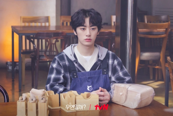 Кадр из дорамы Совпадение ли это?