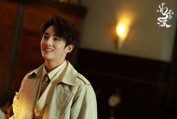 Кадр из дорамы Снежная баллада