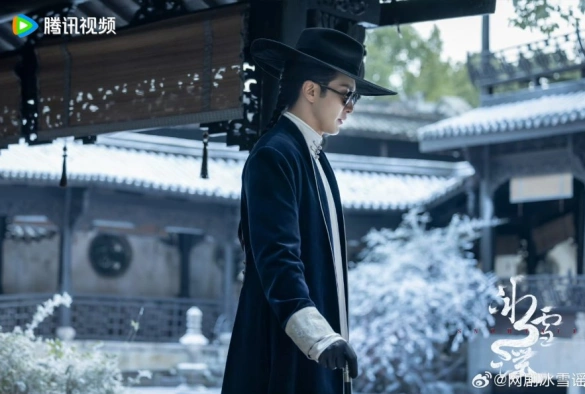 Кадр из дорамы Снежная баллада