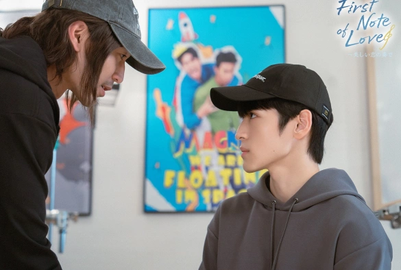 Кадр из дорамы Первая нота любви