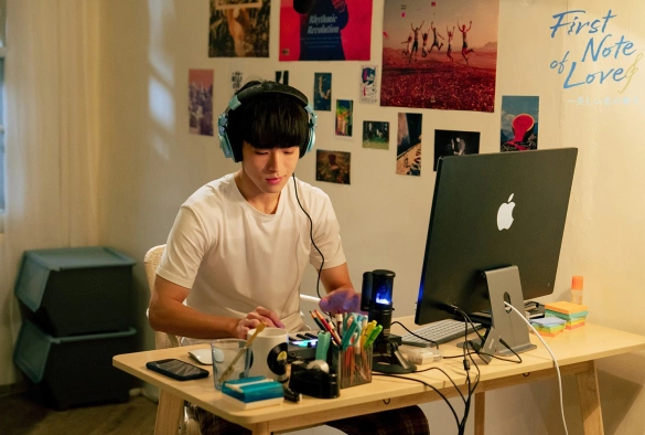 Кадр из дорамы Первая нота любви