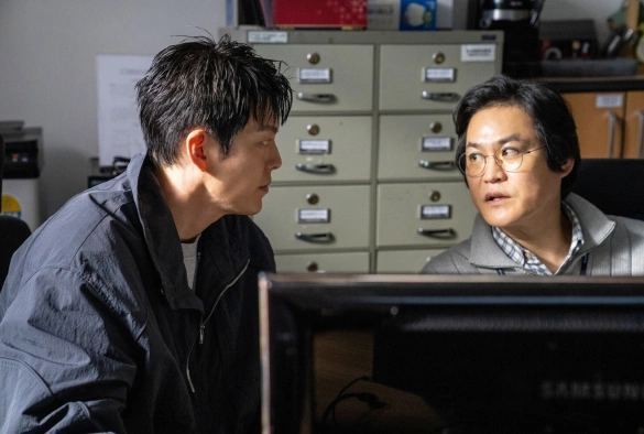 Кадр из дорамы Офицер с чёрным поясом